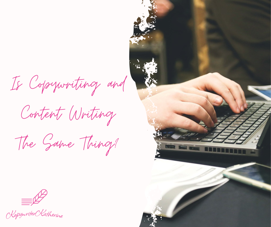 Is Copywriting and Content Writing The Same Thing?