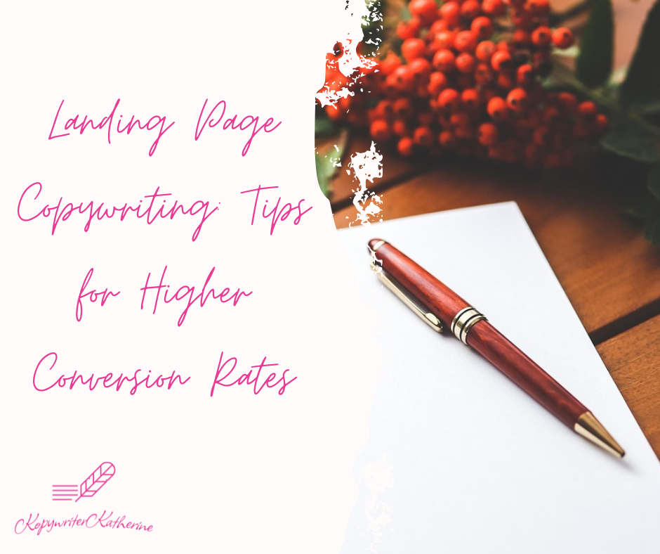 Landing Page Copywriting Tips for Higher Conversion Rates
